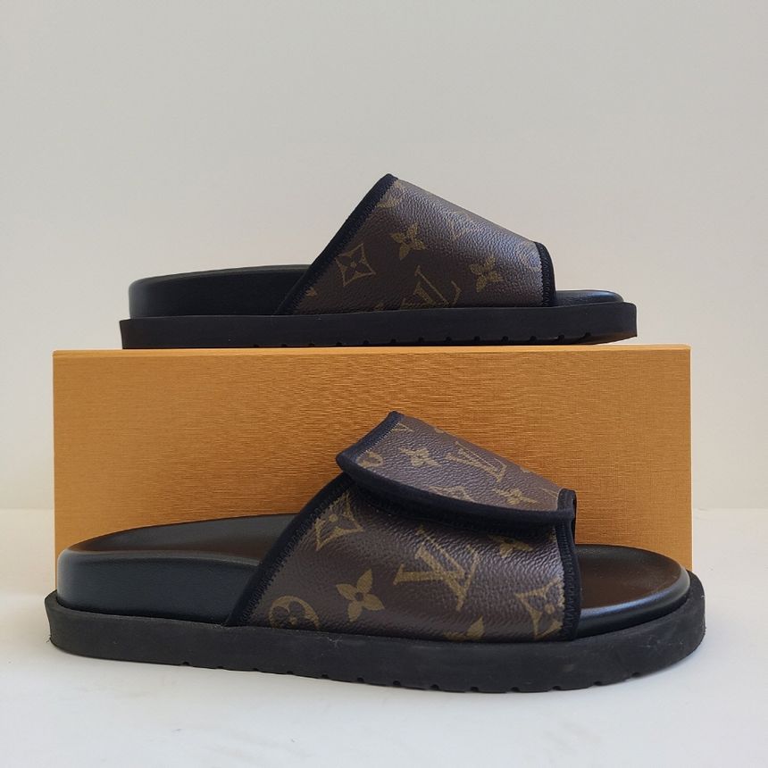 Louis Vuitton Monogram Miami Mule Slipper [5] LOA082612 - Image 7